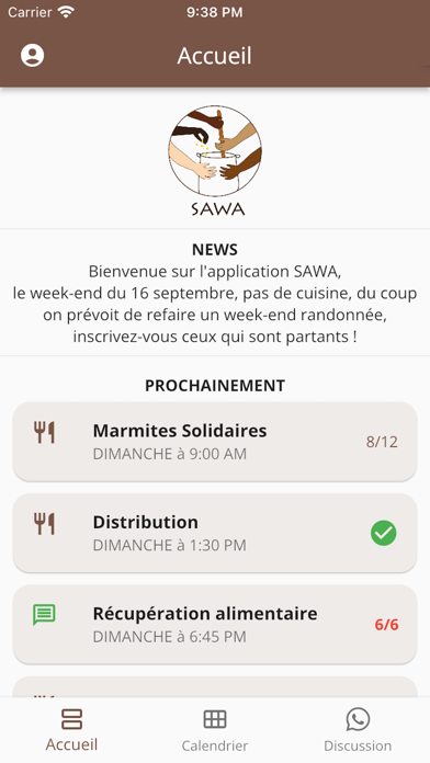 Association SAWA Screenshot