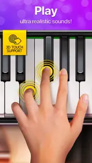 piano keyboard & music tiles iphone screenshot 1