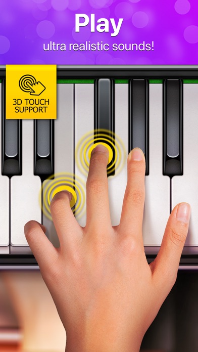 Piano Keyboard & Music Tiles