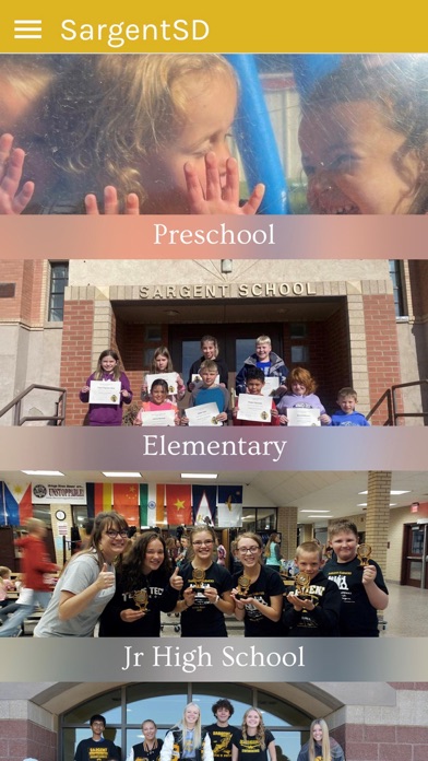 Sargent School District Screenshot
