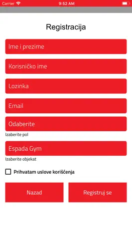 Game screenshot Espada gym apk