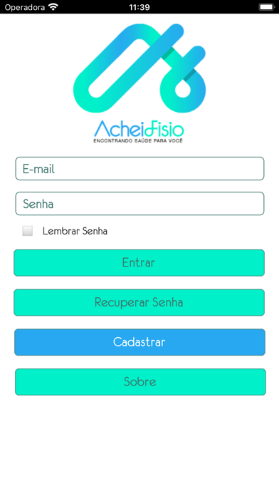 AcheiFisio - Pacientes Screenshot