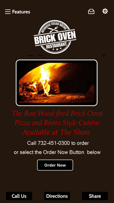 Brick Oven Restaurant Screenshot