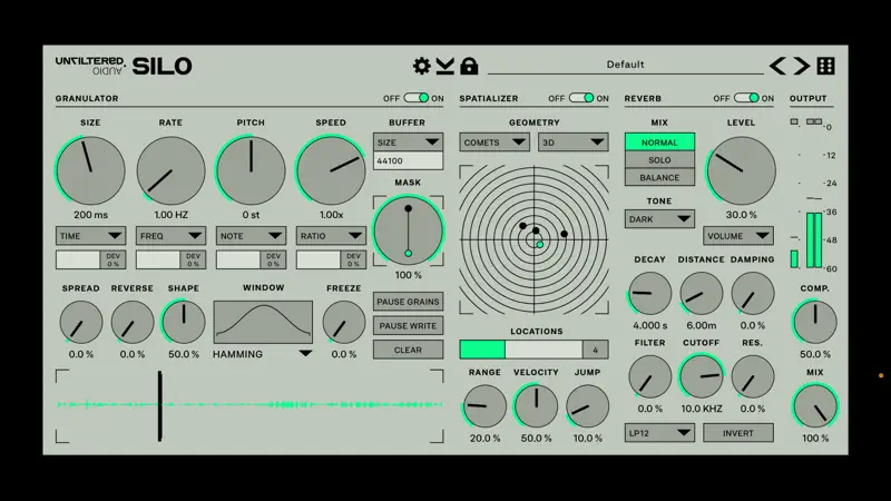 Silo - Granulator and Reverb screenshot 1 of 6