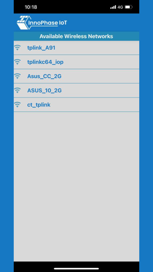 #2. InnoPhaseIoT Wi-Fi Provisioner (iOS) 由: InnoPhase Inc