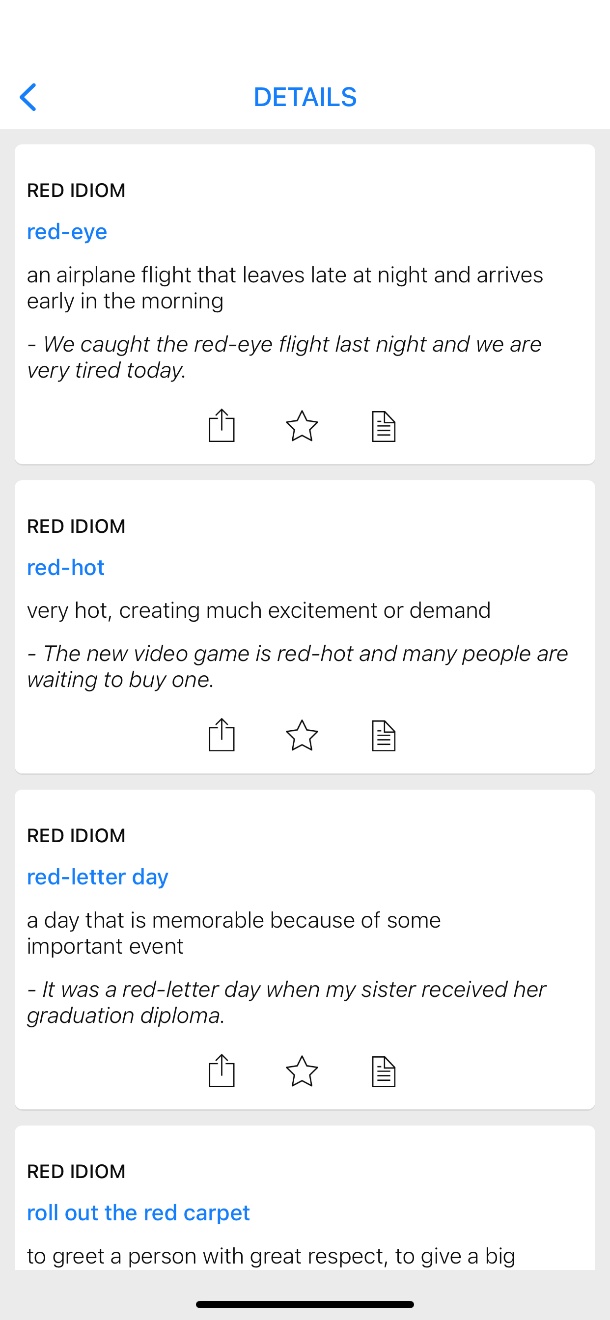 Legal & Color idioms