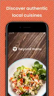 beyond menu food delivery iphone screenshot 1