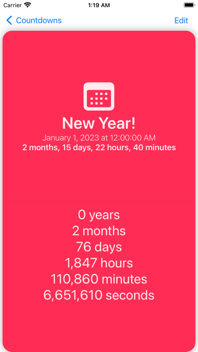 Countdown - Event Reminder