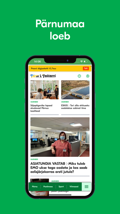Pärnu Postimees Screenshot