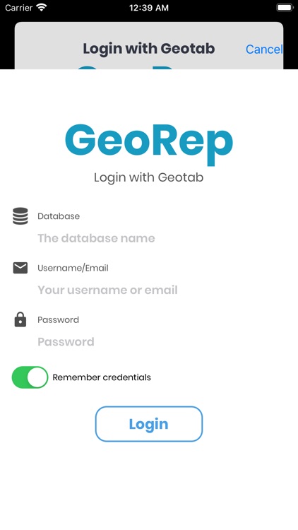 GeoRep - Geotab & Replicon