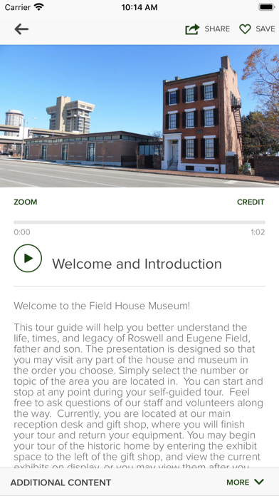 The Field House Museum Screenshot