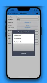 crm customer business+my order iphone screenshot 4