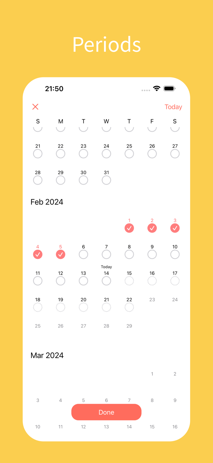 Period Tracker - Cycle Log App