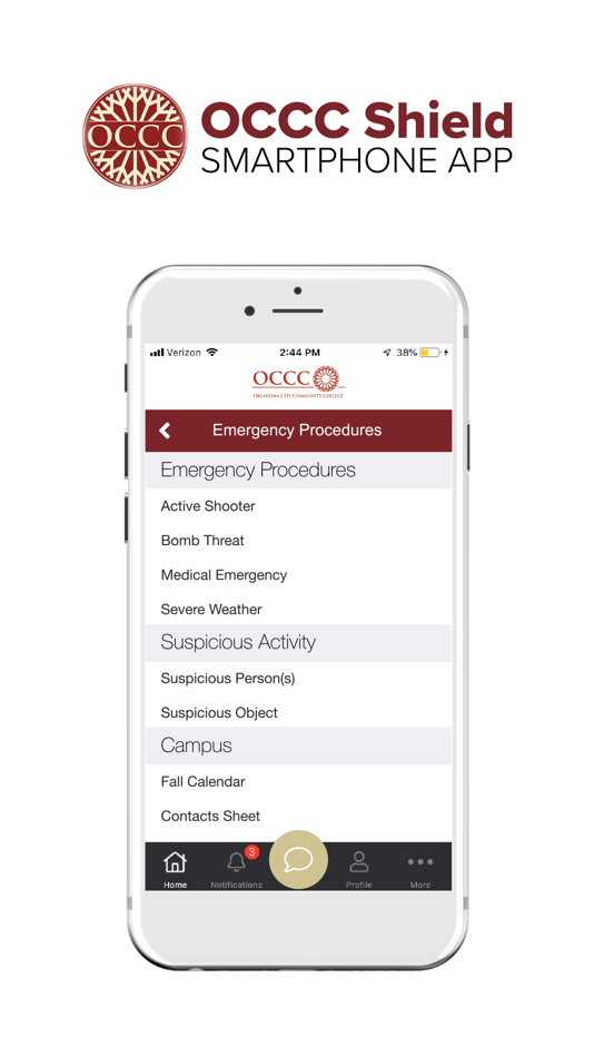 #3. OCCC Shield (iOS) By: Oklahoma City Community College