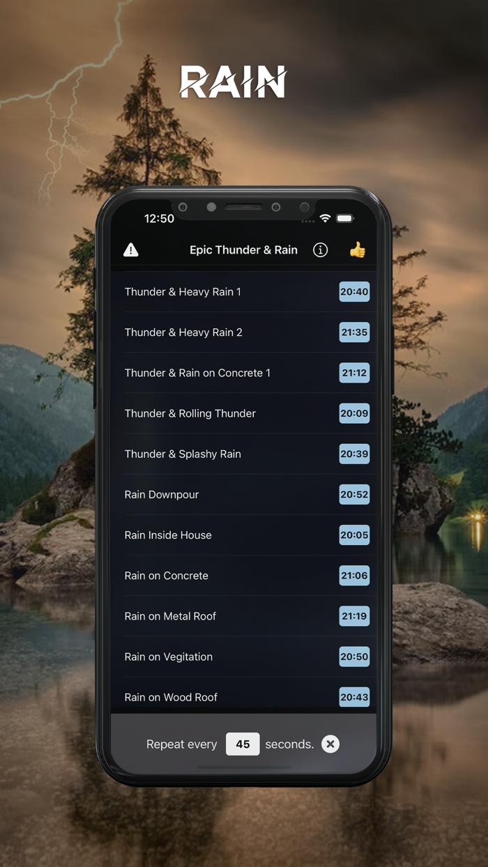 Epic Thunder  Rain Sounds