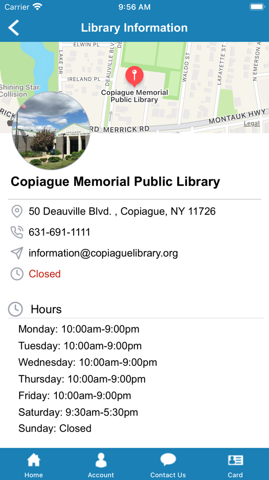 #7. Copiague Library (iOS) 由: Capira Technologies
