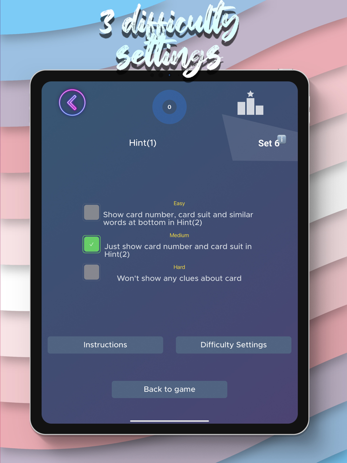 3 Second Card Group Game