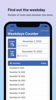 weekdays counter iphone images 2