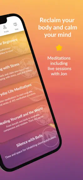 Game screenshot Jon Kabat-Zinn JKZ Meditations hack