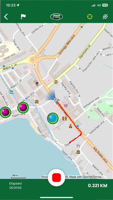 Rover-tracking Screenshot