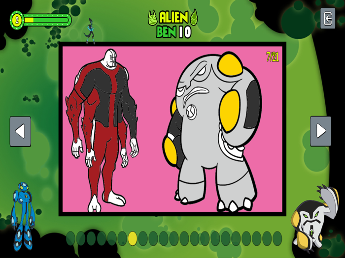 Ben Alien 10 Colorings