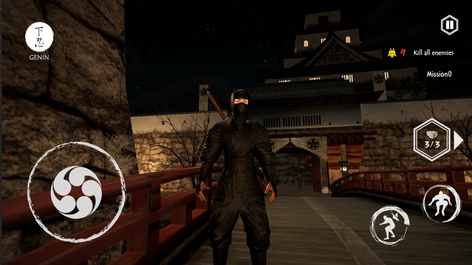 #8. 忍者刺客 - 武士之战 隐蔽潜行游戏 (iOS) 来自: Huai-Chih Hsiao