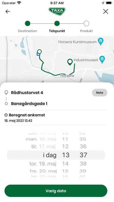 Horsens Taxa Screenshot