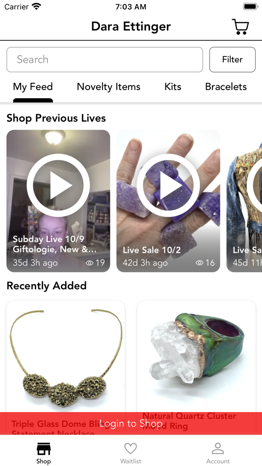 #2. Dara Ettinger (iOS) Podle: CommentSold Apps SIV