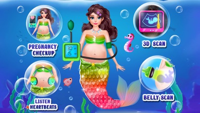 Mermaid Mom & Baby Care Games Screenshot