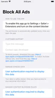 block all ads iphone screenshot 1