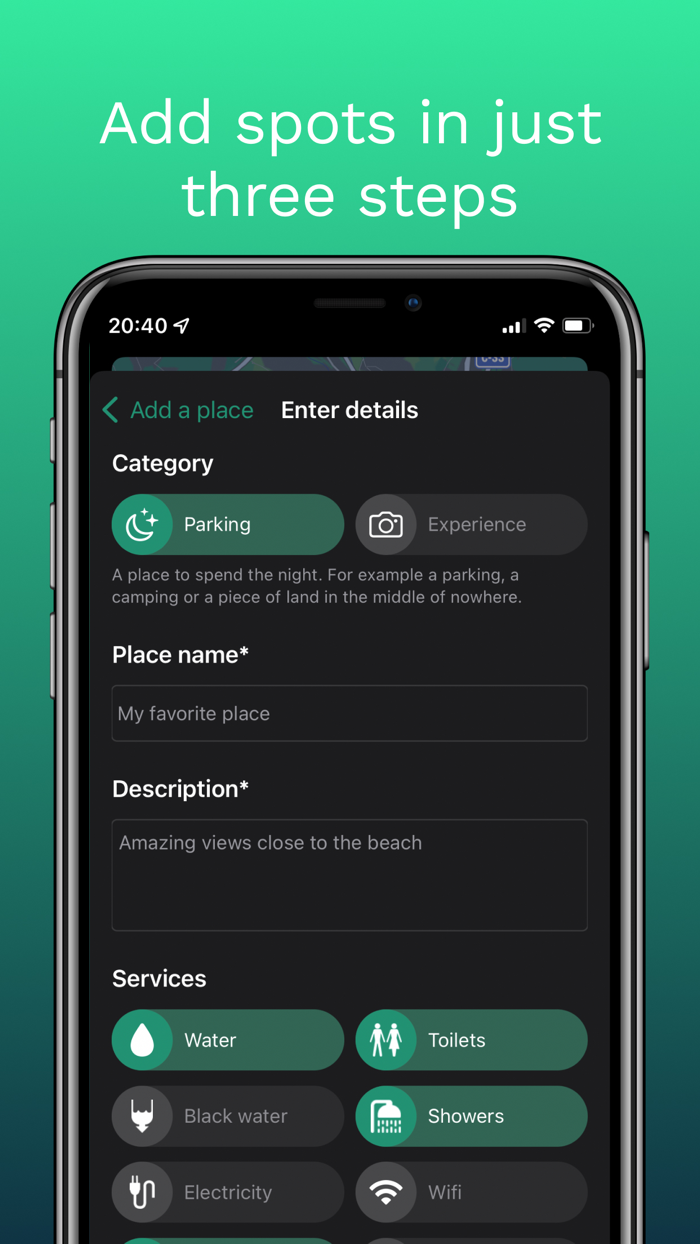Campernight - camper parking