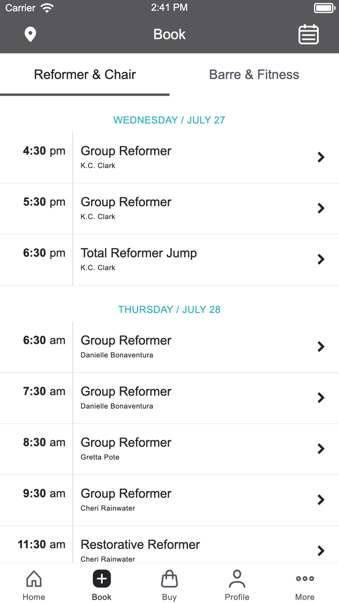 Reforming Indy Pilates Studio