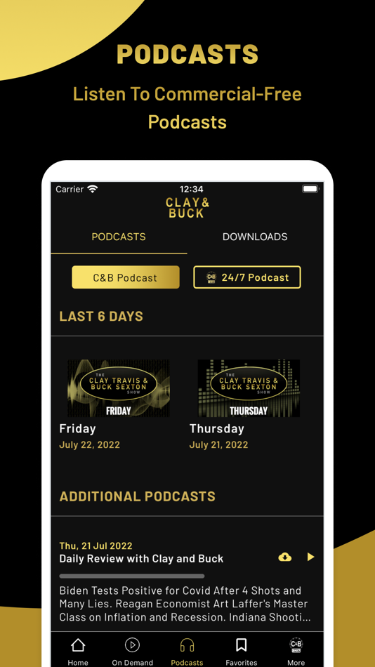 #5. Clay and Buck (iOS) 由: Premiere Radio Networks, Inc.