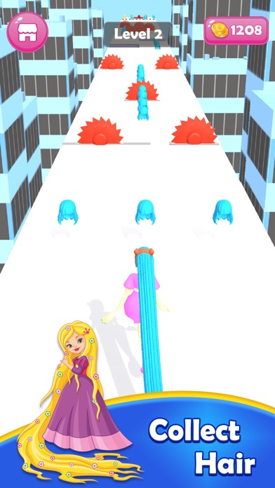 Hair Challenge - Hair Cut Run Screenshot