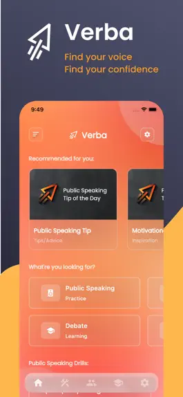 Game screenshot Verba | Public Speaking Coach mod apk