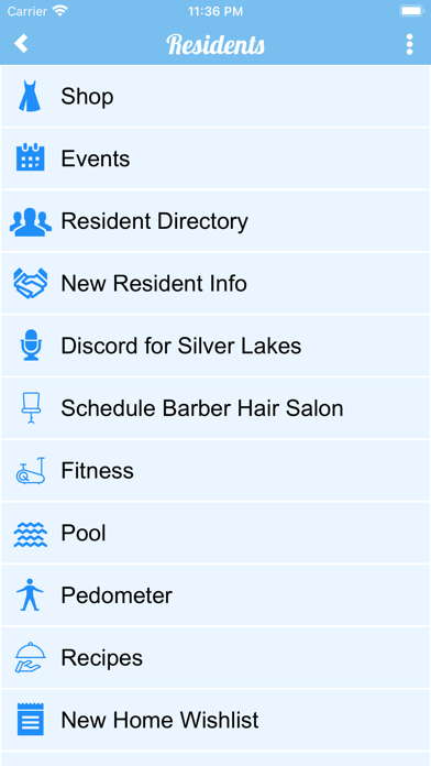 Silver Lakes Community App© Screenshot