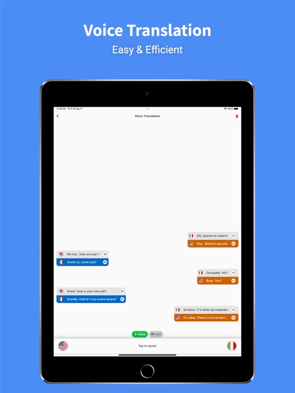 Italian - English : Translator iPad screenshot 2 - Productivity app