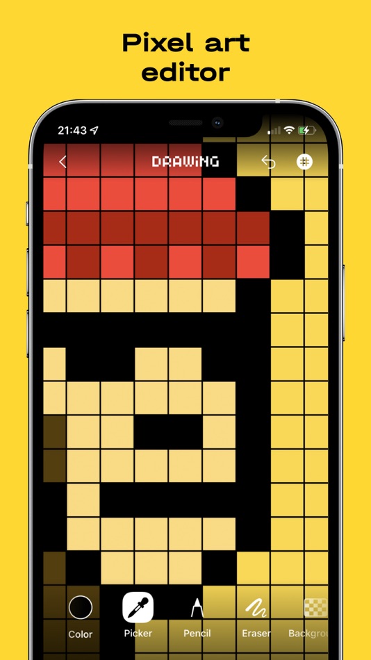 #3. PIX: NFT pixel art from photo (iOS) Podle: Nikita Velichko