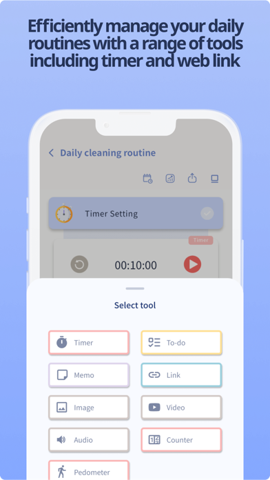 Routinable Screenshot