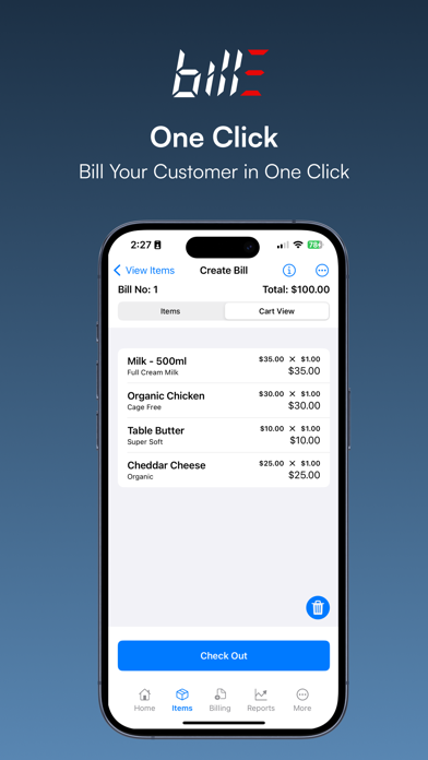 Bille : POS & Billing Screenshot