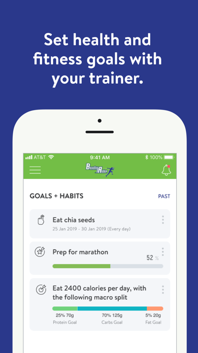 BodyAde Fitness App Screenshot