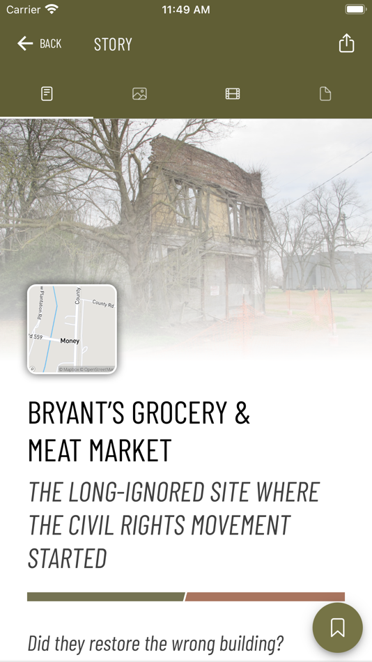 #4. Emmett Till Memory Project (iOS) 由: Curatescape