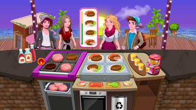 Burger Fever Chef Cooking Game Screenshot