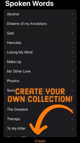 Spoken Words - Writing App screenshot