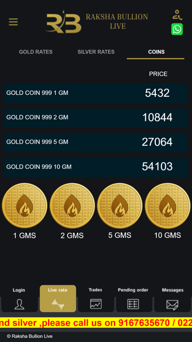Screenshot #2 pour Raksha Bullion Live
