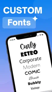 smart fonts: font keyboard iphone screenshot 1