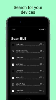 ble device scan iphone screenshot 3