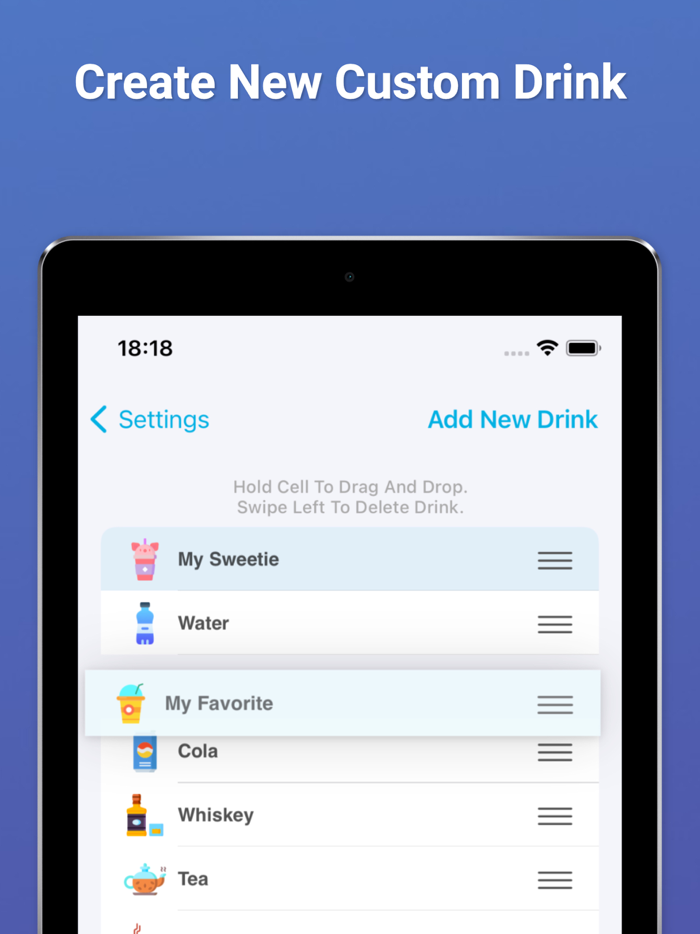 Drink Water Reminder Tracker