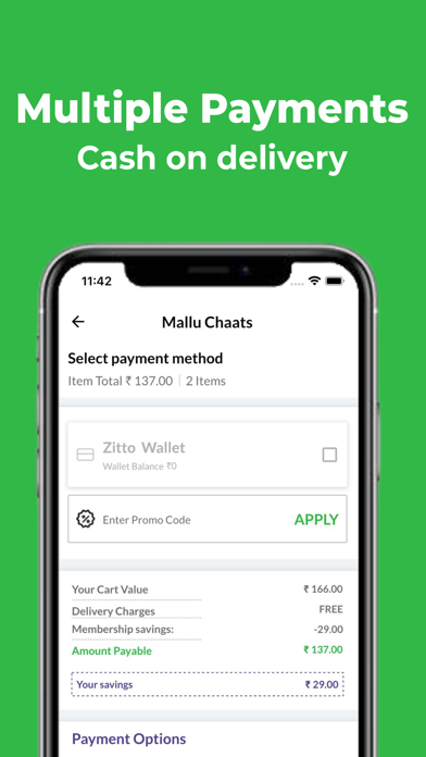 Zitto Food & Grocery Delivery Screenshot