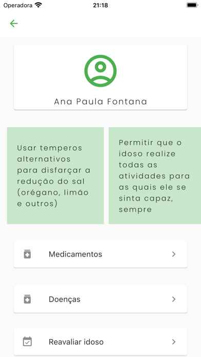 Saúde Idoso Screenshot
